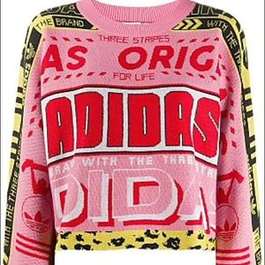 Adidas Scarf Cropped Sweater